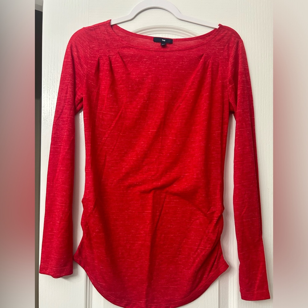 Gap- Long Sleeve Shirt- Red